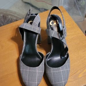 Gianni Bini plaid heels